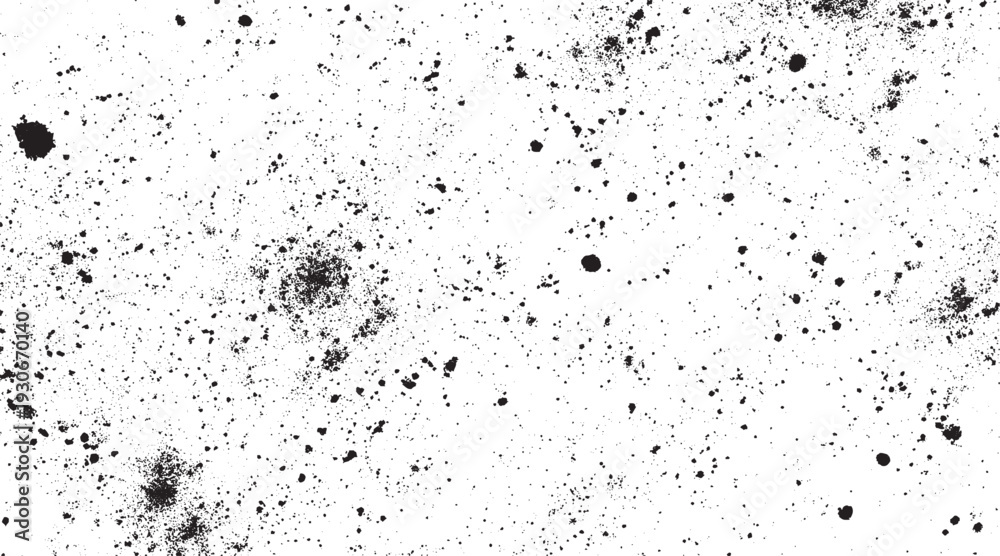 Obraz premium Abstract texture of grunge white and black scratches and cracks distressed dust wall Overlays Speckle grain dot white paper noise texture with distress effect vector illustration pattern background
