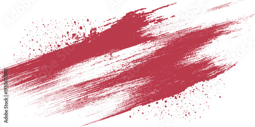 Red paint artistic dry brush stroke. Watercolor acrylic hand painted backdrop for print, web design and banners red lips grunge  paint artistic dry brush stroke. Watercolor acrylic hand painted backdr