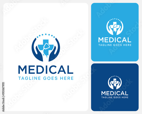 Medical Logo Vector Design - Modern Healthcare Branding With Stethoscope Cross Icon For Clinic And Hospital