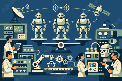 Scientists developing artificial intelligence and robotics for future innovation
