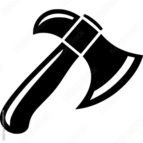 Hatchet vector illustration icon