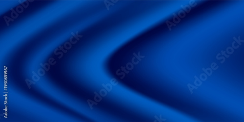 Abstract vector background luxury blue cloth or liquid wave or wavy folds of grunge silk texture satin velvet material, luxurious background or elegant wallpaper