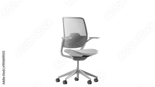 Orange fabric chair with a metal frame and soft seat.
