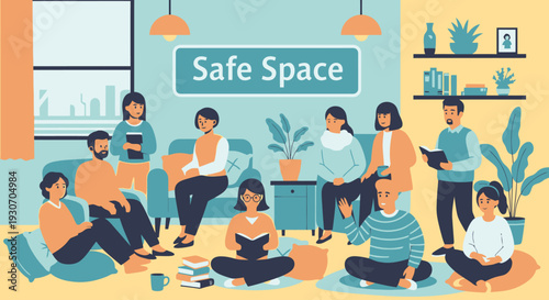 Diverse Group in a Comforting Environment