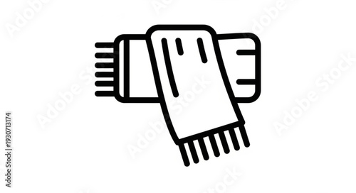 Hair Dryer Icon Simple Design.