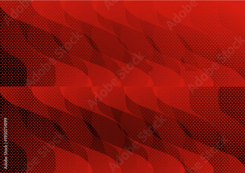 Abstract Red Geometric Pattern with Subtle Wave and Ripple Effects