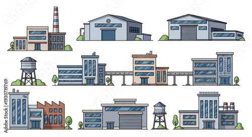 Industrial Buildings and Factory Structures.