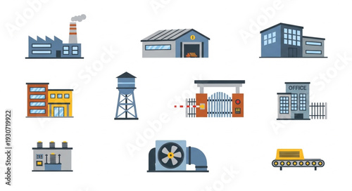 Industrial Buildings and Factory Structures.