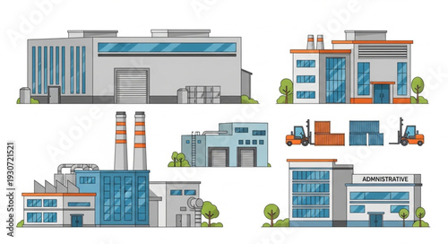 Industrial Buildings and Factory Structures.