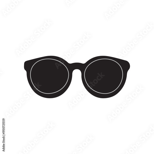Minimal Sunglasses Vector Clean Fashion Design.
