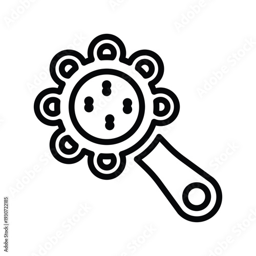 Baby rattle Icon
