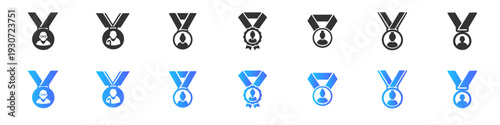User Profile Medal and Award Icons Collection