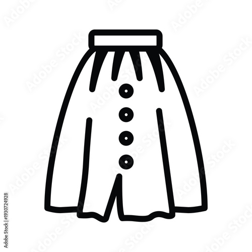 Long Skirt Icon