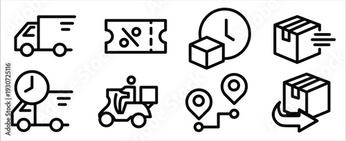set line icon management delivery