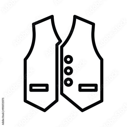 Waistcoat Icon