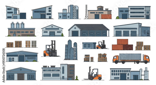 Industrial Buildings and Warehouses Collection.