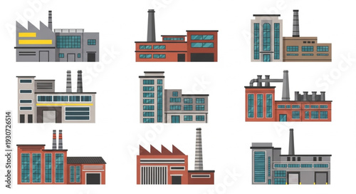 Industrial Buildings Factories Manufacturing Facilities.