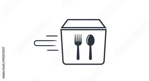 Fast Food Take Out Container Box.