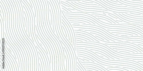 farm green banner, organic abstract background with fields. wavy green lines, natural organic products. vector ilustration