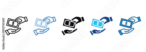 Payment Icon Set Multiple Style Of