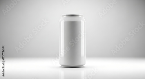 Wallpaper Mural A white can is sitting on a white surface Torontodigital.ca