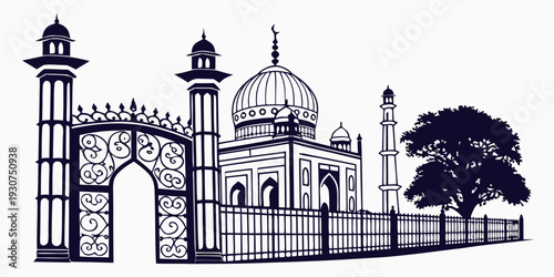 The iconic taj mahal, a white marble mausoleum in agra, india, reflecting its beauty in the water.