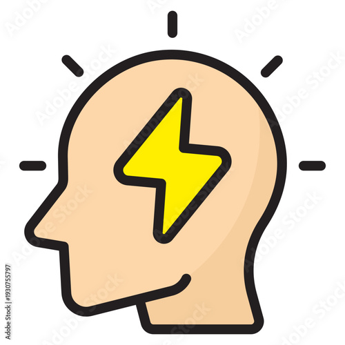 Brain Power Icon