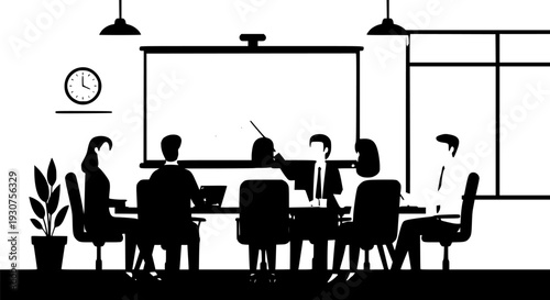 business meeting in the office