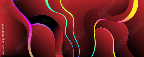 Vector art abstract of mixed violet colors tone. Background landscape and line colors.