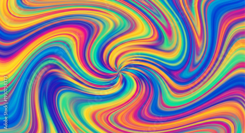Vibrant Swirling Colors Abstract Pattern Background.