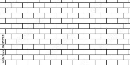 Urban abstract pavement floor and wall white structure brick wall row wallpaper texture design.