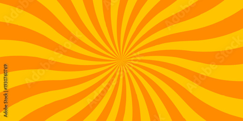 Abstract geometric orange shine retro sunbeam ray sum light sunburst sunlight texture design wallpaper.