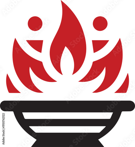 Fire Pit Vector
