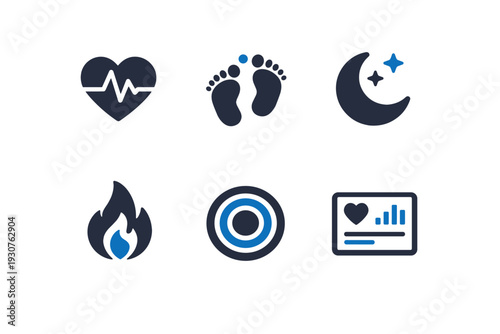 No generation icon vector image rate symbol counter graph moon dashboard simple