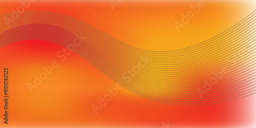 Abstract orange gradient vector background.