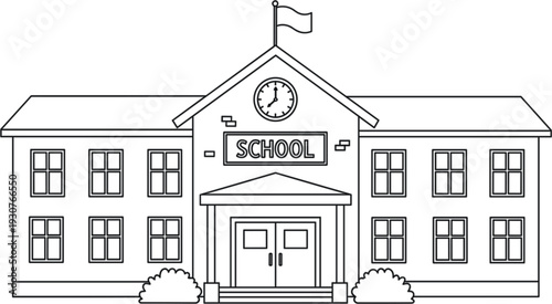 Set of cute domestic pet icons including cats and dogs in minimalist thin line art style for coloring books.