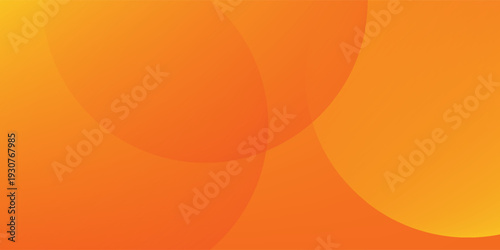 Minimal geometric background. Orange elements with fluid gradient. Dynamic shapes composition. Eps10 vector