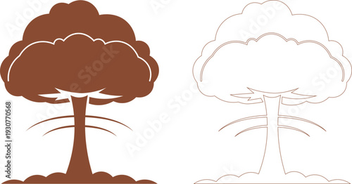 an explosion cloud with sharp radiating lines and scattered debris against a white background and Explosion for Cricut, Dystopian Stickers, and War Designs