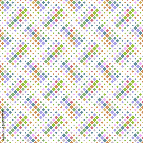 Abstract colorful seamless square pattern background design