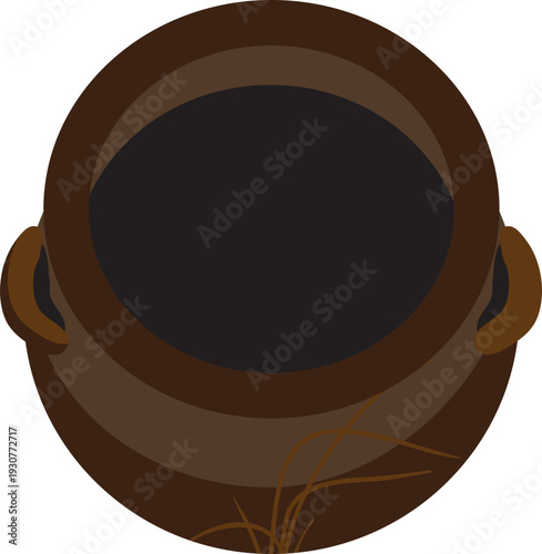 갈색 항아리 단지