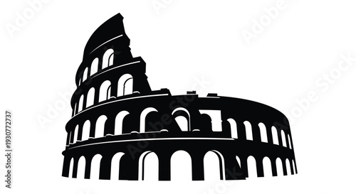 Vector illustration of Colosseum