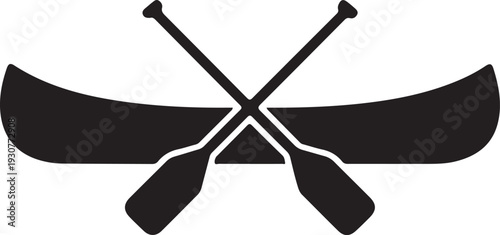 Boat with oars icon