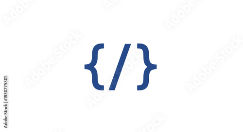 Abstract Coding Representation: Brackets and Slash, a Visual Depiction of Software Concept