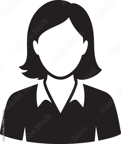 Businesswoman icon vector