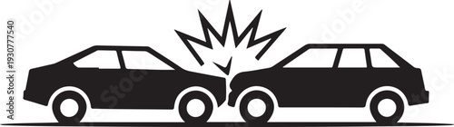 Car crash icon