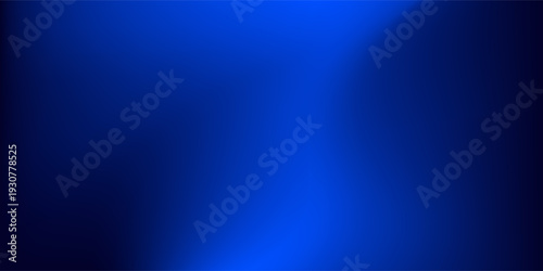Deep blue ocean gradient wallpaper. Abstract deep dark navy underwater background. Night sky and deep water surface design. Blur sea backdrop for presentation, brochure, poster, banner. Vector