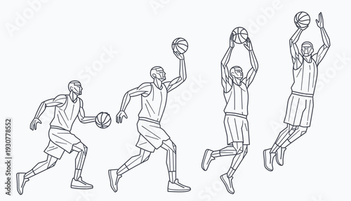Polygonal basketball players
