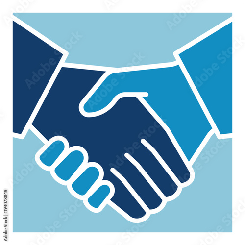 Handshake agreement partnership business concept