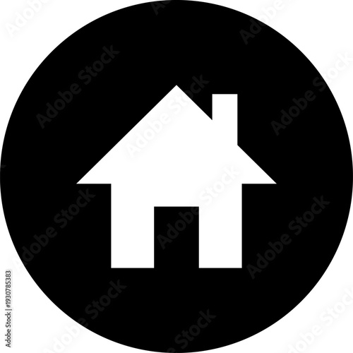 Home icon for apps and websites, house web icon set, main page navigation button UI symbol on transparent background. House icon vector, PNG or JPEG