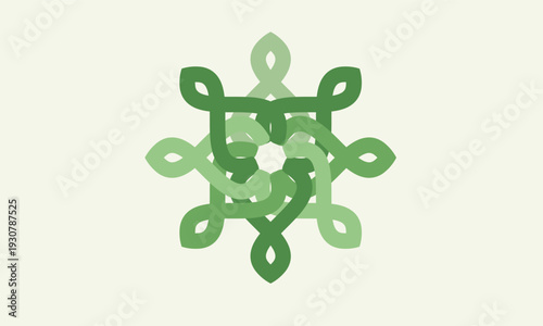 Elegant Mandala Emblem Ornamental Geometric Logo Concept for Yoga, Spa or Luxury Identity